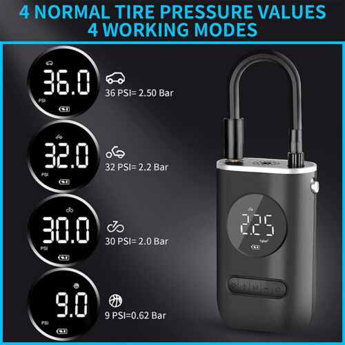 BrightFind AirPro portable tyre inflator – product image 3